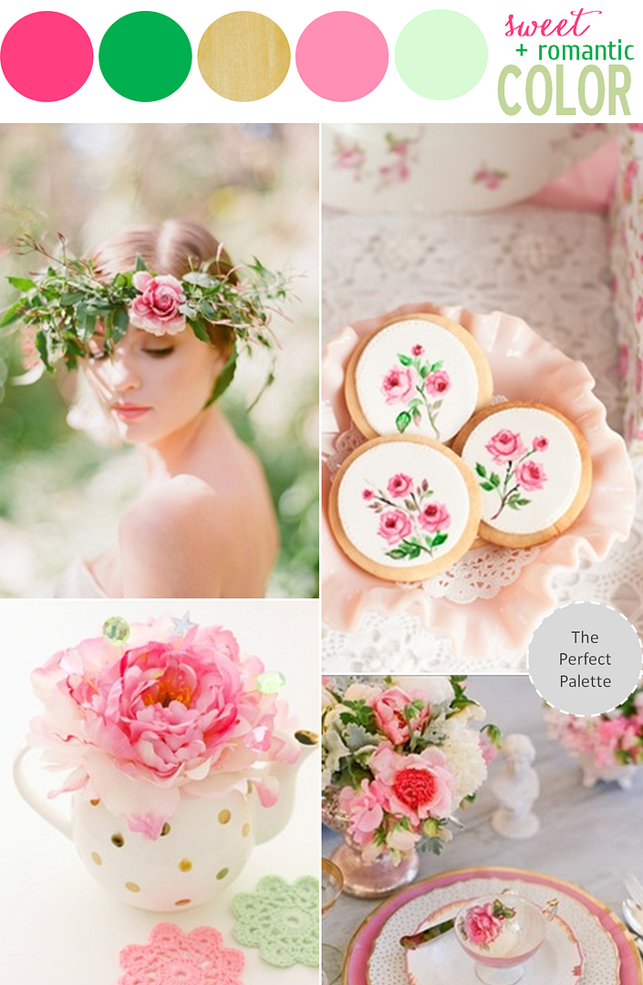 Color Story Sweet + Romantic Color The Perfect Palette